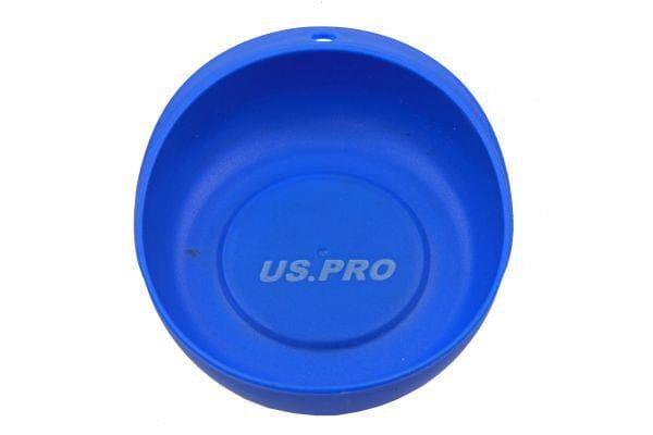 US PRO Tools 4" Plastic Coated Circular Magnetic Parts Tray Dish Holder 6814 - Tools 2U Direct SW