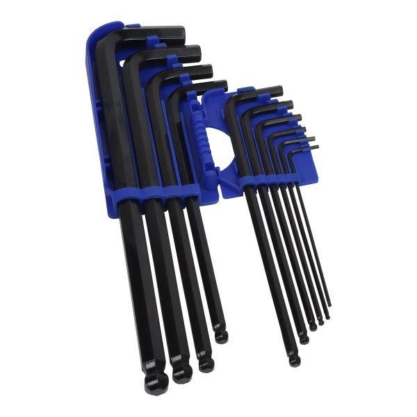 US PRO Tools 10PC Extra Long Ball End Allen Hex Key Set Metric 2 - 12mm 1630