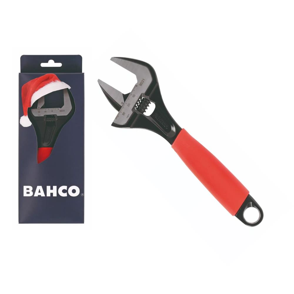 Bahco XMAS ERGO™ Extra Wide Jaw Adjustable Wrench 218mm 9031-XE