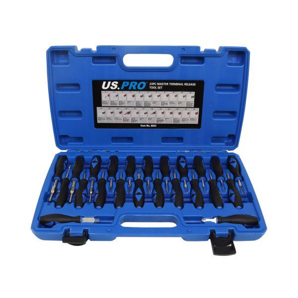 US PRO Tools 23PC Master Terminal Release Tool Set Electrical Terminal Release Tool 6843