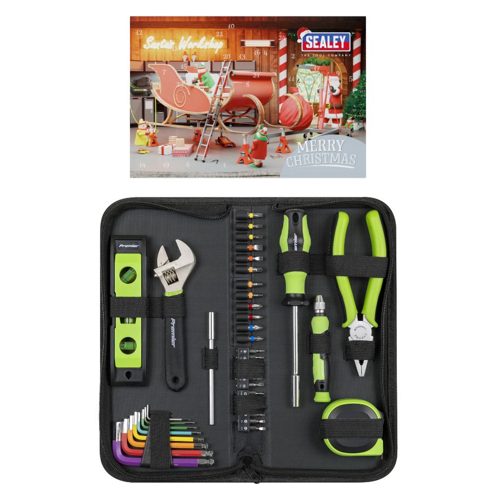 Sealey 2024 Christmas Advent Calendar - 40 piece Premier Tool Set Kit AVC004