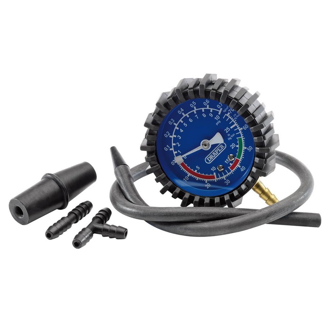 Draper 5 Piece Vacuum and Pressure Test Kit 35881 - Tools 2U Direct SW
