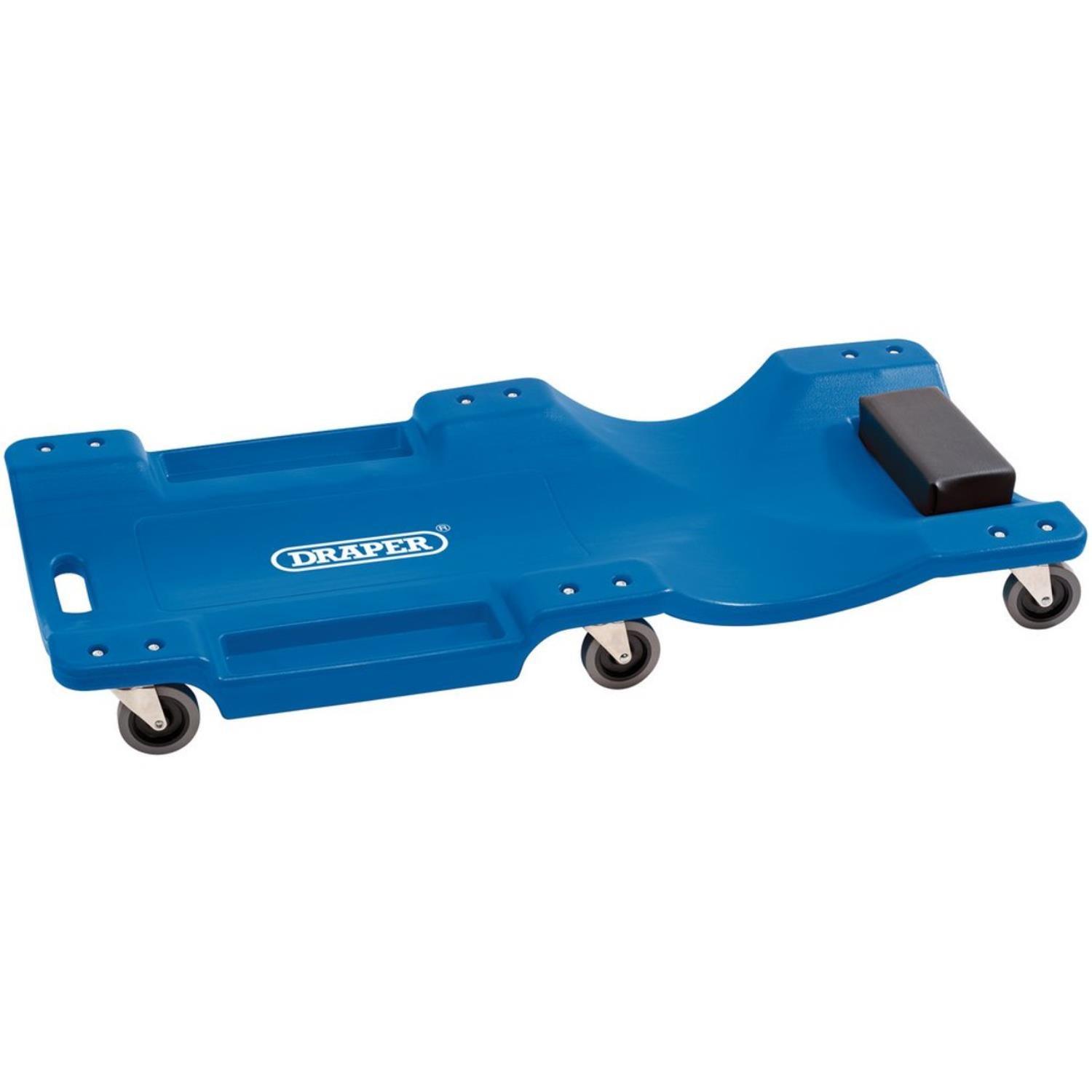 Draper Mechanics Creeper Blue, Wheeled Creeper Board 81906 - Tools 2U Direct SW