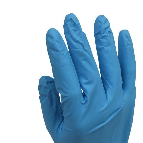 ROCKHOLD Large Nitrile Disposable Gloves Heavy Duty Latex Free Blue x100 - Tools 2U Direct SW