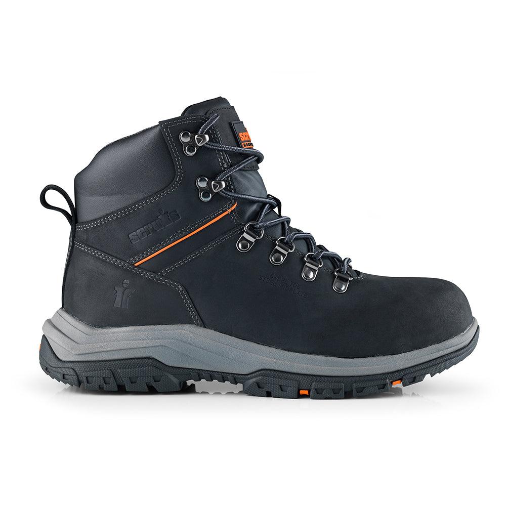 Scruffs Rafter Safety Boots Black - Tools 2U Direct SW