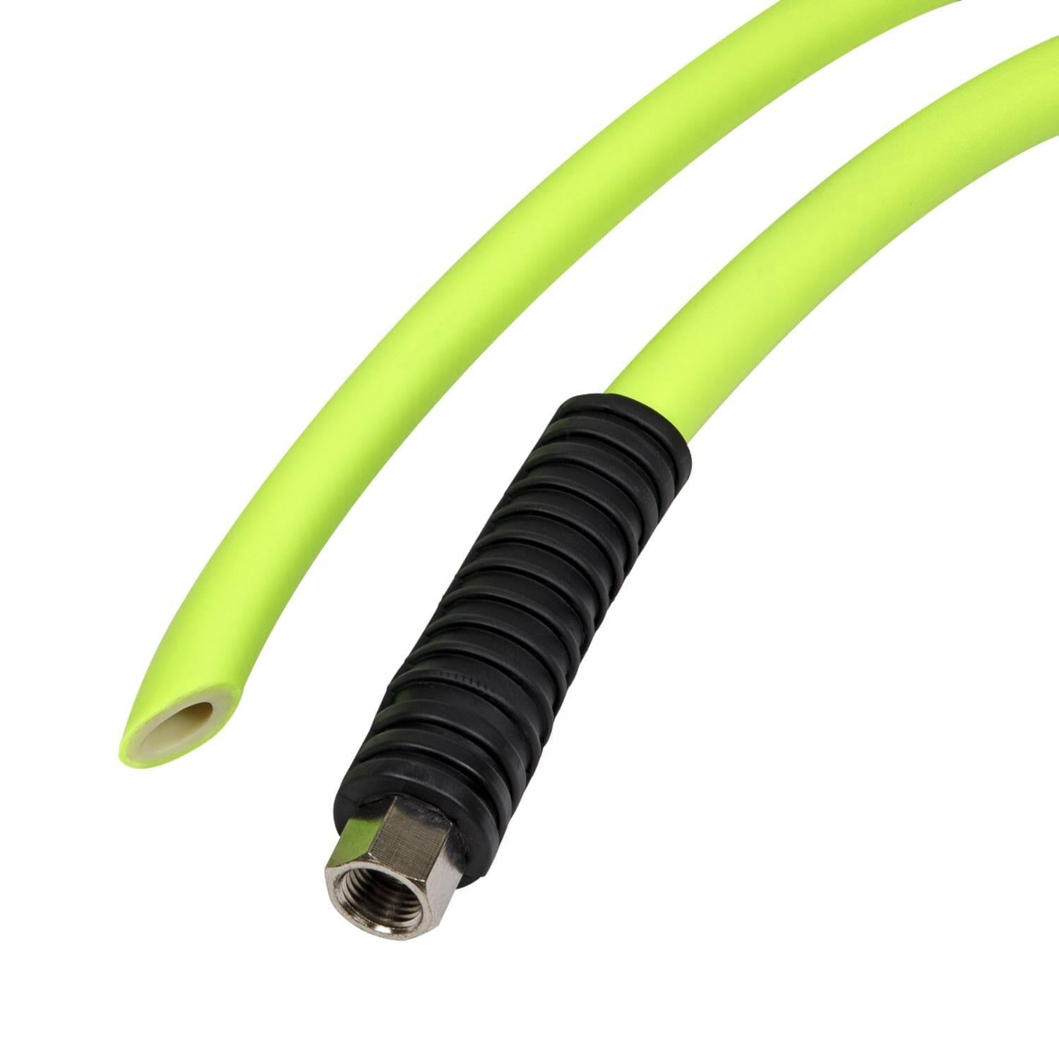 Sealey Air Hose 10m x 8mm Hybrid High-Visibility with 1/4" BSP Unions AHHC10G - Tools 2U Direct SW