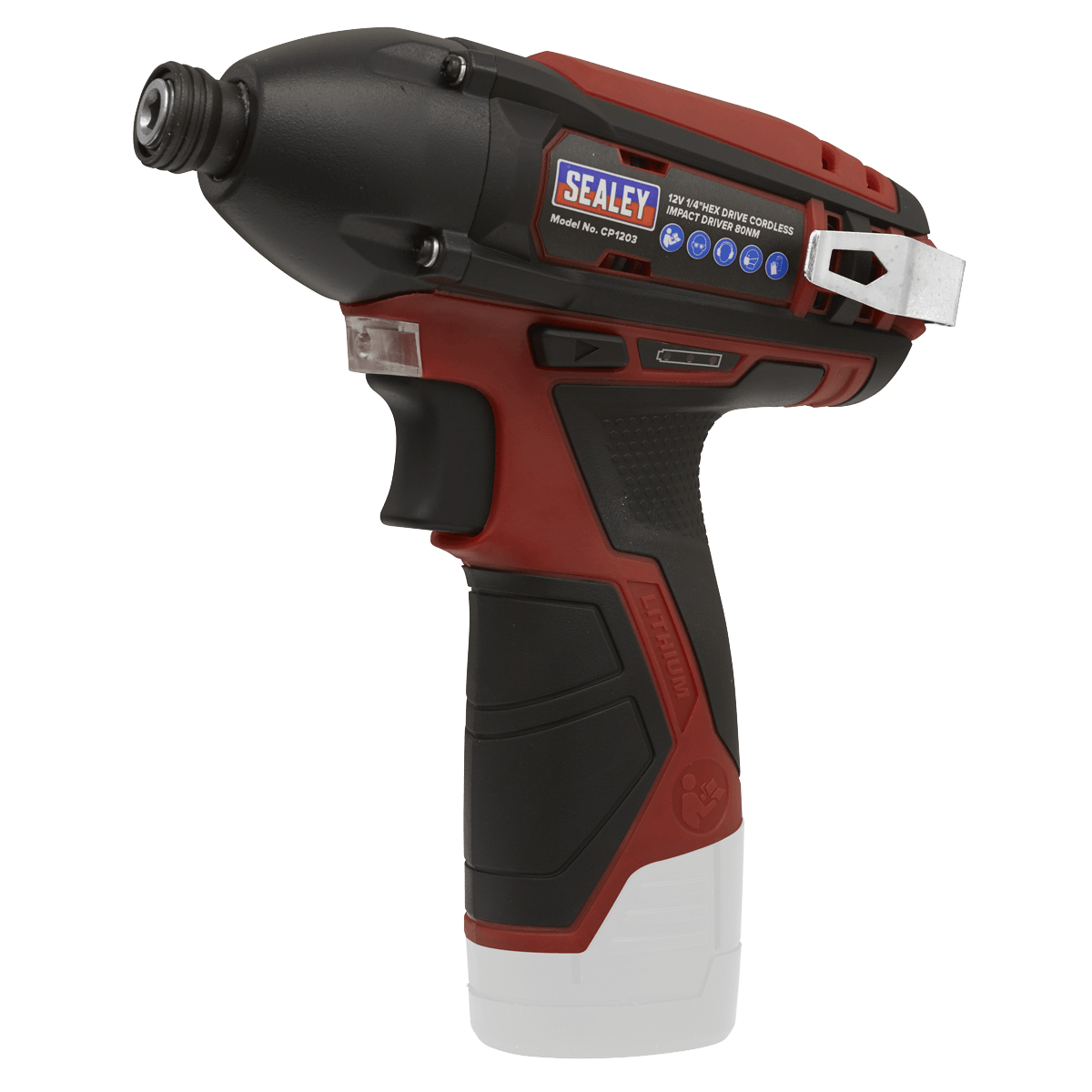 Sealey Cordless Impact Driver 1/4"Hex Drive 12V SV12 Series - Body Only CP1203 - Tools 2U Direct SW