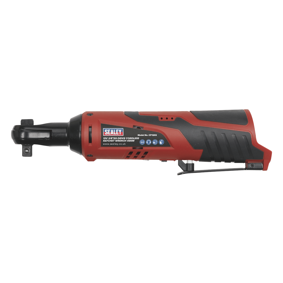 Sealey Cordless Ratchet Wrench 1/2"Sq Drive 12V SV12 Series - Body Only CP1209 - Tools 2U Direct SW