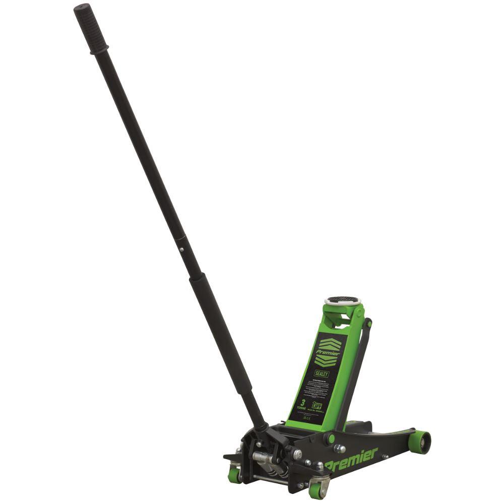 Sealey Trolley Jack 3tonne Rocket Lift Available In Five Colours - Tools 2U Direct SW