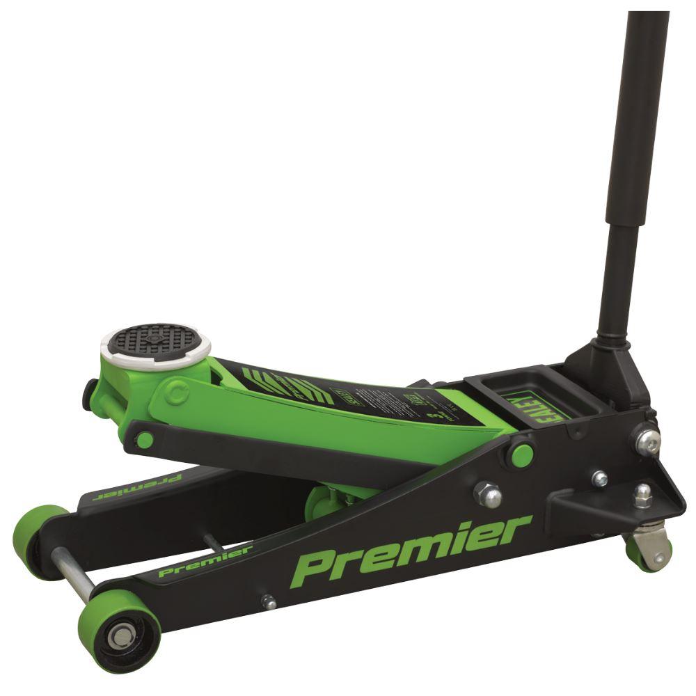 Sealey Trolley Jack 3tonne Rocket Lift Available In Five Colours - Tools 2U Direct SW