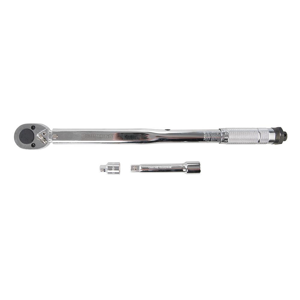 Silverline 42 - 210Nm Torque Wrench 1/2" Drive Socket Handle Mechanic - 633567 - Tools 2U Direct SW