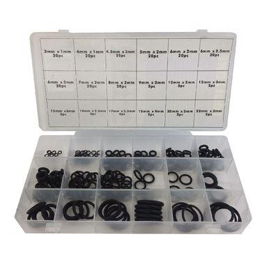 Toolzone 225PC Rubber O-Ring seals Tap Washers Gasket Assortment plumbing HW084 - Tools 2U Direct SW
