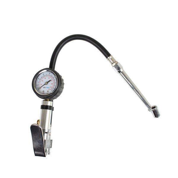 US PRO Compact Air Tyre Inflator with Dial Gauge Cars, Motorcycles 8808 - Tools 2U Direct SW