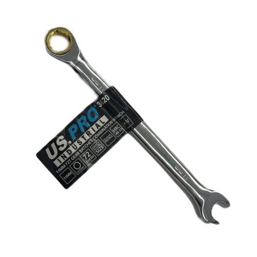 US PRO INDUSTRIAL 11mm Gear Ratchet Combination Spanner Wrench 72th 12 Point 3620 - Tools 2U Direct SW