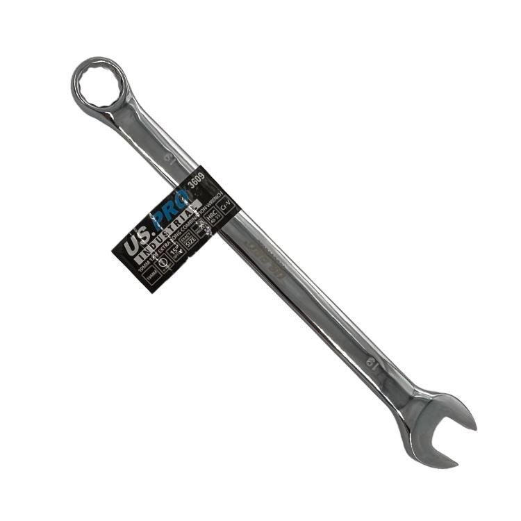 US PRO Industrial 19mm 12pt Extra Long Combination Spanner Wrench 3609 - Tools 2U Direct SW