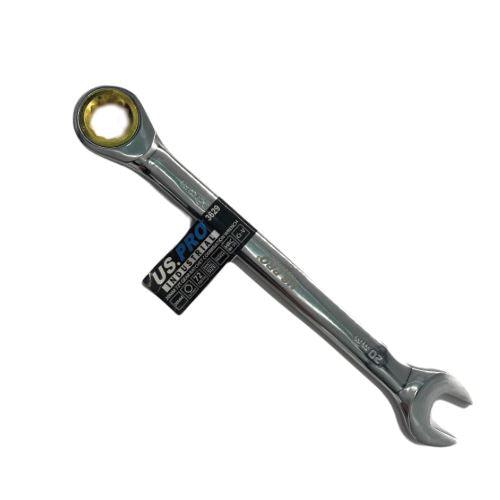 US PRO INDUSTRIAL 20mm Gear Ratchet Combination Spanner Wrench 72th 12 Point 3629 - Tools 2U Direct SW