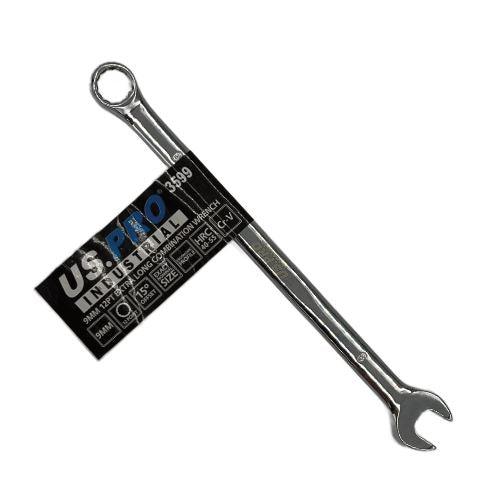 US PRO INDUSTRIAL 9mm 12pt Extra Long Combination Spanner Wrench 3599 - Tools 2U Direct SW