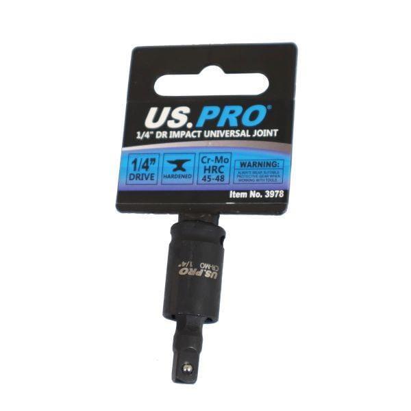 US PRO Tools 1/4" Drive Universal Impact Socket Joint wobble swivel extension 3978 - Tools 2U Direct SW