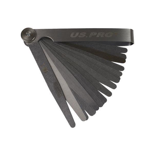US PRO Tools 20 Blade Metric Feeler Gauge 5905 - Tools 2U Direct SW