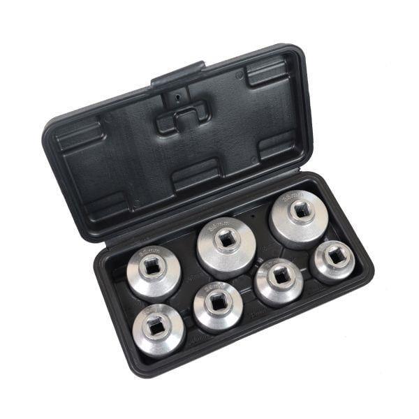 US PRO Tools 7pc 3/8" dr Low Profile Cup Type Filter Wrench Sockets Set 3235 - Tools 2U Direct SW