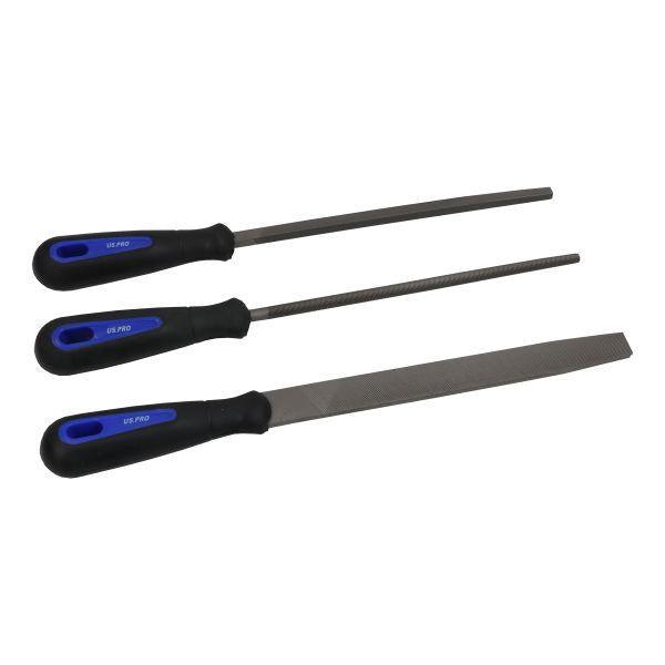 US PRO Tools 8” 5pc Engineers File Set - Square, Flat, Half Round, Round & Triangular 7562 - Tools 2U Direct SW