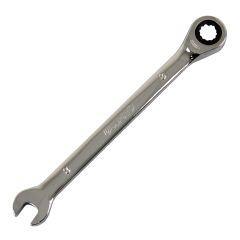 US PRO Tools 8mm Ratchet Spanner Wrench 72 Teeth Open & Ring End Wrench 3569 - Tools 2U Direct SW