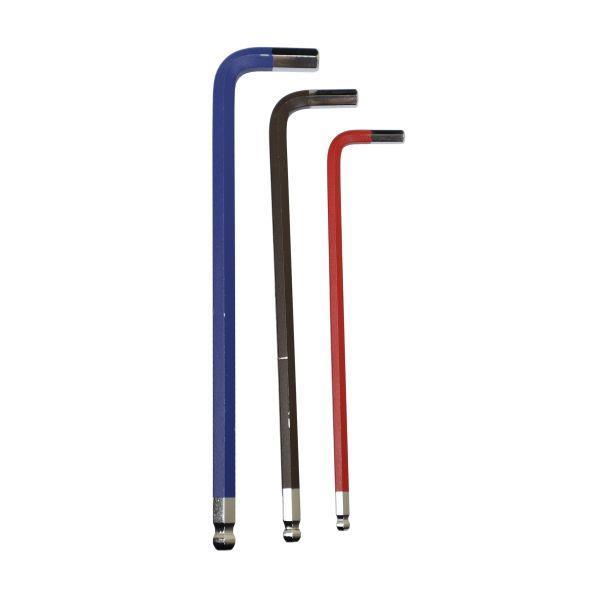 US PRO Tools 9PC Multicoloured Extra Long Metric Ball End Hex Key Set 1.5 - 10mm 1634 - Tools 2U Direct SW