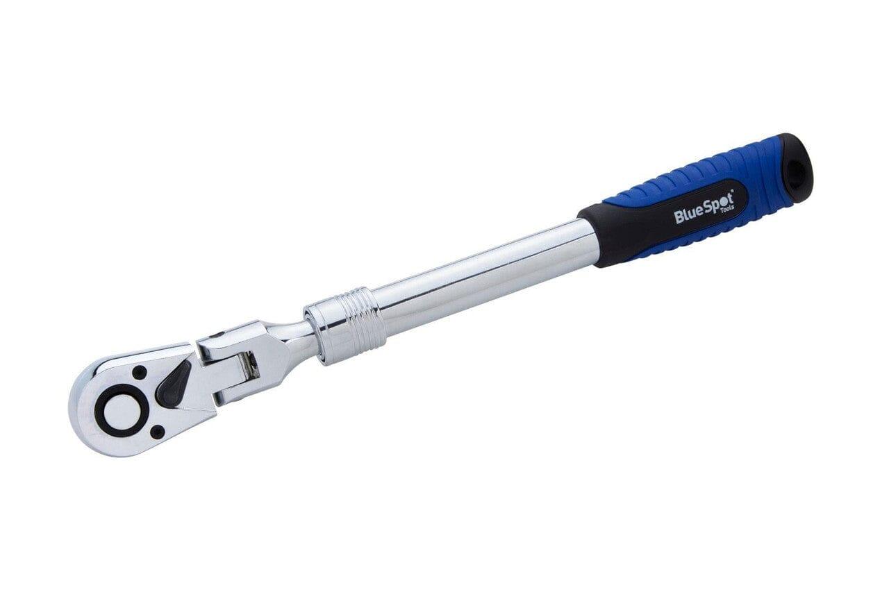 BlueSpot 1/2" Dr 72 Teeth 350mm to 490mm Flexible Extendable Ratchet 02033 - Tools 2U Direct SW