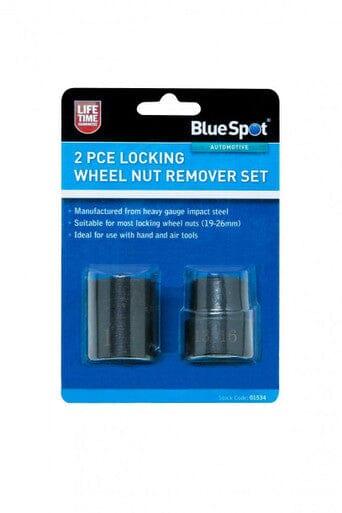 BlueSpot 2 Piece Locking Wheel Nut Remover Set 01534 - Tools 2U Direct SW