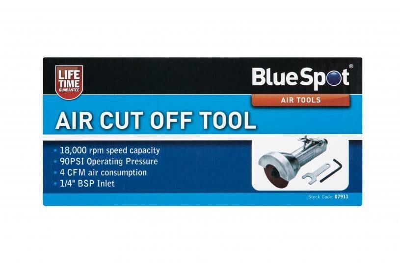BlueSpot 3" Air Cut Off Tool 75mm Cutter Cut Off Tool 18,000 RPM 07911 - Tools 2U Direct SW