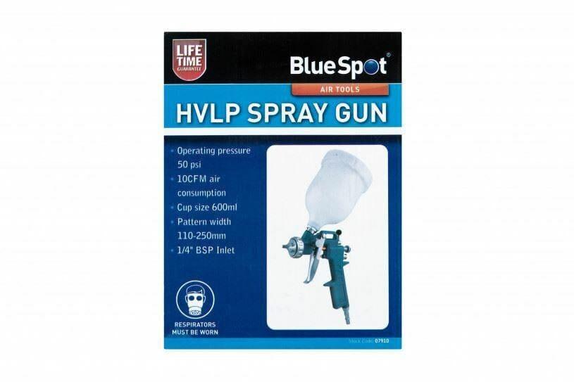 BlueSpot HVLP Spray Gun 600ml 1.5mm Nozzle 07910 - Tools 2U Direct SW