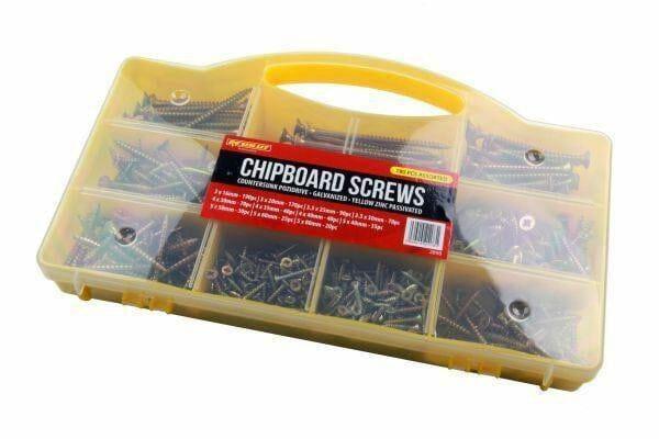 Resolut 780 Piece Assorted Chipboard & Wood Screws - CSK Pozi Drive 2898 - Tools 2U Direct SW