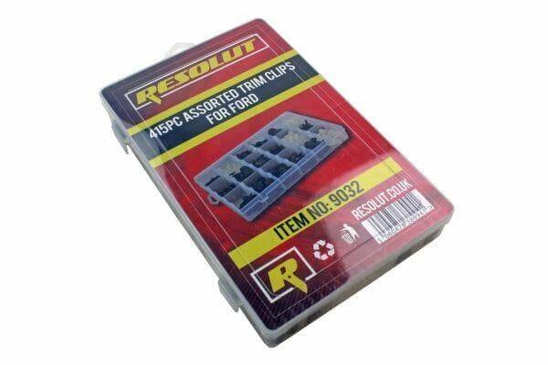 RESOLUT FORD Assorted Trim Clips 415 Pieces 9032 - Tools 2U Direct SW