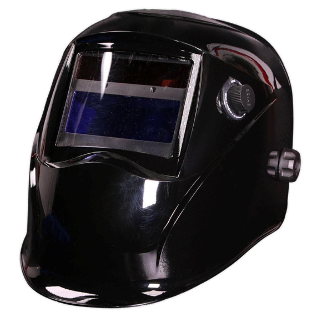 Sealey Auto Darkening Welding Helmet Shade 9-13 - Black PWH610 - Tools 2U Direct SW