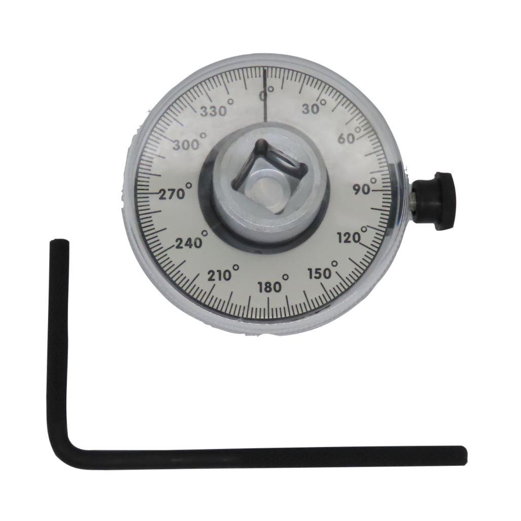 Toolzone 1/2" Dr Torque Angle Gauge 360 Degree Rotation Scale Gauge SS008 - Tools 2U Direct SW