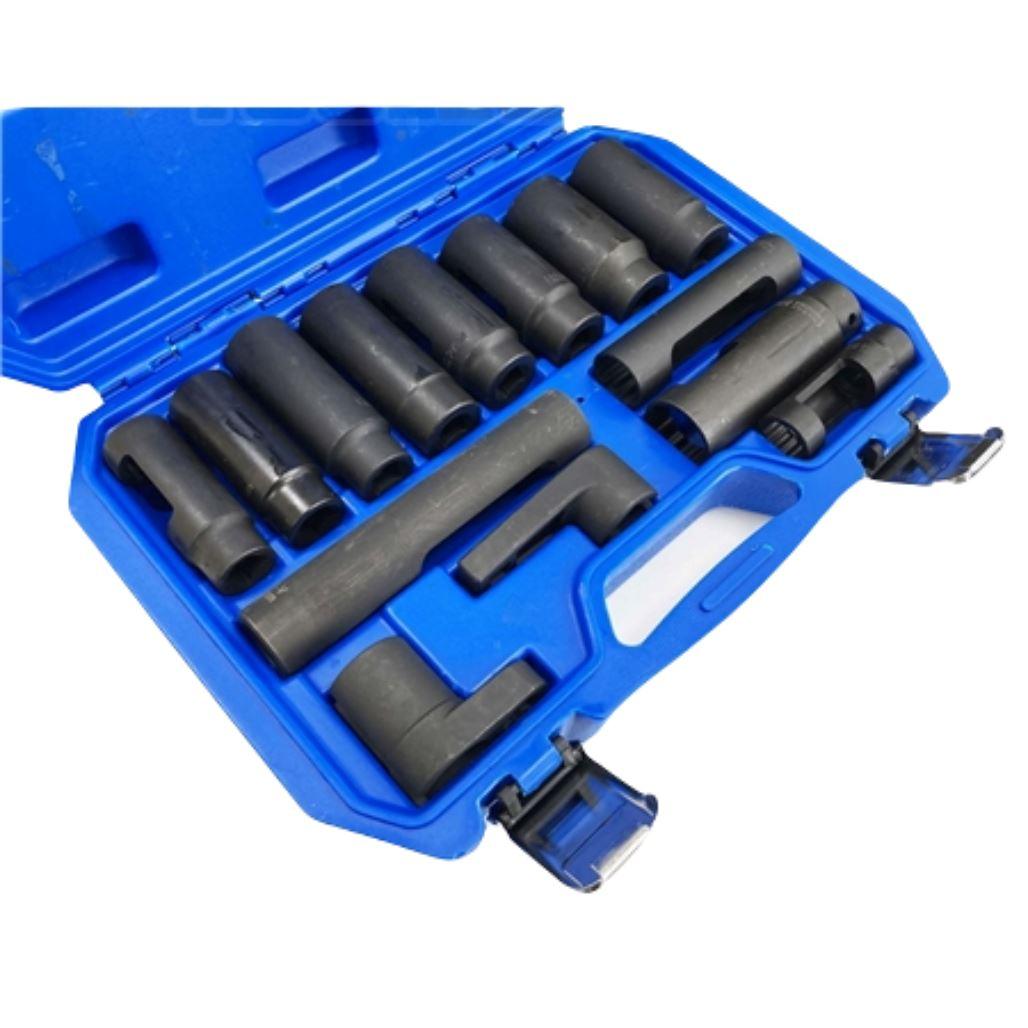 Toolzone 14pc Diesel Injector Lambda Socket Set AU337 - Tools 2U Direct SW