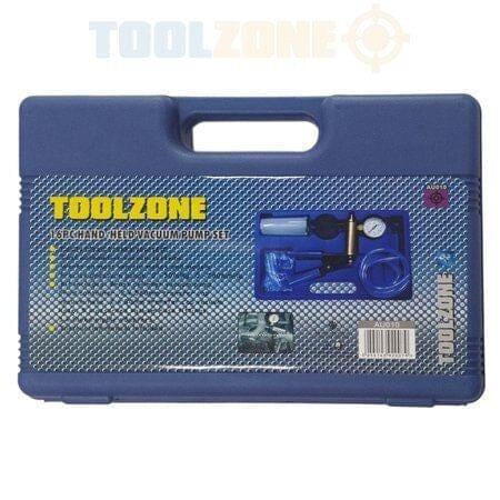 Toolzone 16 Piece Hand Held Vacuum Brake Bleeding Pump Set AU010 - Tools 2U Direct SW