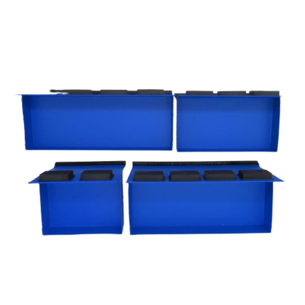 Toolzone 4 Piece Workshop Van Magnetic Tool Cabinets Parts Storage Tray Set AU365 - Tools 2U Direct SW