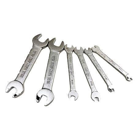 Toolzone Elite 6pc BA Spanner Set Precision Open Ended Wrench 0BA - 11BA SP146 - Tools 2U Direct SW