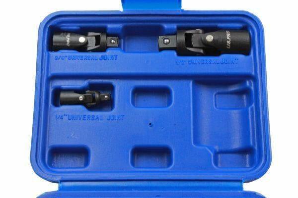 US PRO 11pc Impact Socket Adaptor & Universal Joint Converter Set 1696 - Tools 2U Direct SW