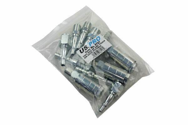 US PRO 12pc One Touch Quick Release Air Hose Fittings Couplings 8787 - Tools 2U Direct SW
