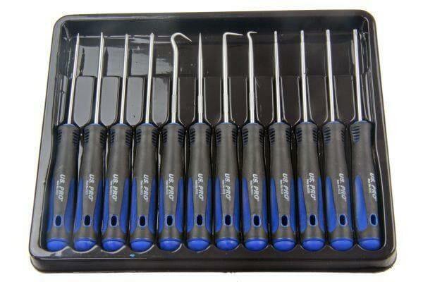 WORKPRO 9Pcs Precision Pick & Hook Set with Scraper, Automotive &  Electronic Hand Tools, W000846A