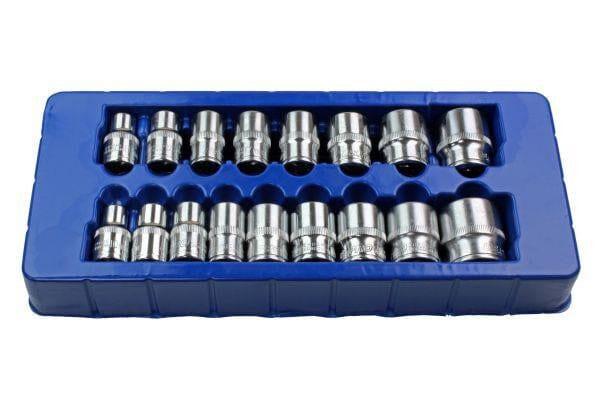 US PRO 17pc 1/2 dr Shallow Sockets 6 point 10-30mm 1394 - Tools 2U Direct SW