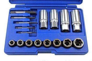 US PRO 17pc Screw, Bolt, Stud & Nut Extractor MIXED Set 2649 - Tools 2U Direct SW