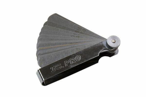 US PRO 32 Blade Leaf Dual Marked Metric and Imperial Feeler Gauge 5867 - Tools 2U Direct SW