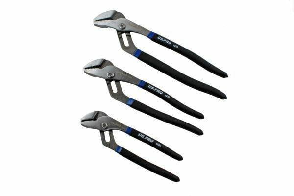 US PRO 3pc Groove Slip Joint Water Pump Pliers Set 1830 - Tools 2U Direct SW