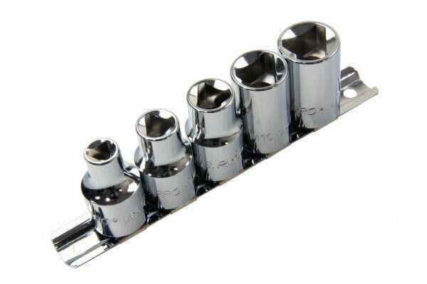 US PRO 5 Piece 1/2" Drive Security Triangular Profile Sockets M5 - M12 1243 - Tools 2U Direct SW