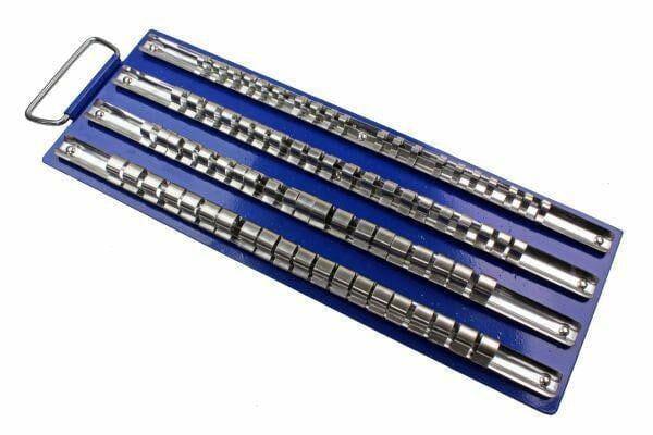 US PRO 80 Clip Metal Socket Storage Tray 1/4", 3/8", 1/2" Drive 3305 - Tools 2U Direct SW