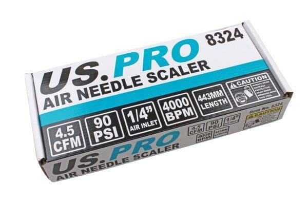 US PRO Air Needle Scaler Descaler Rust Remover De-ruster 8324 - Tools 2U Direct SW
