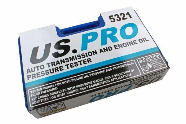 US PRO Auto Transmission Engine Oil Pressure Tester Gearbox Gauge Tool Kit Set - Tools 2U Direct SW